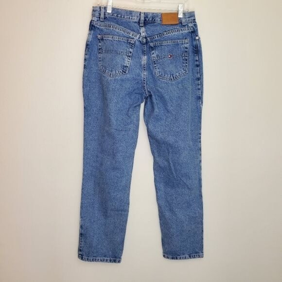 Tommy Hilfiger high rise straight leg jeans Y2K - Picture 7 of 13